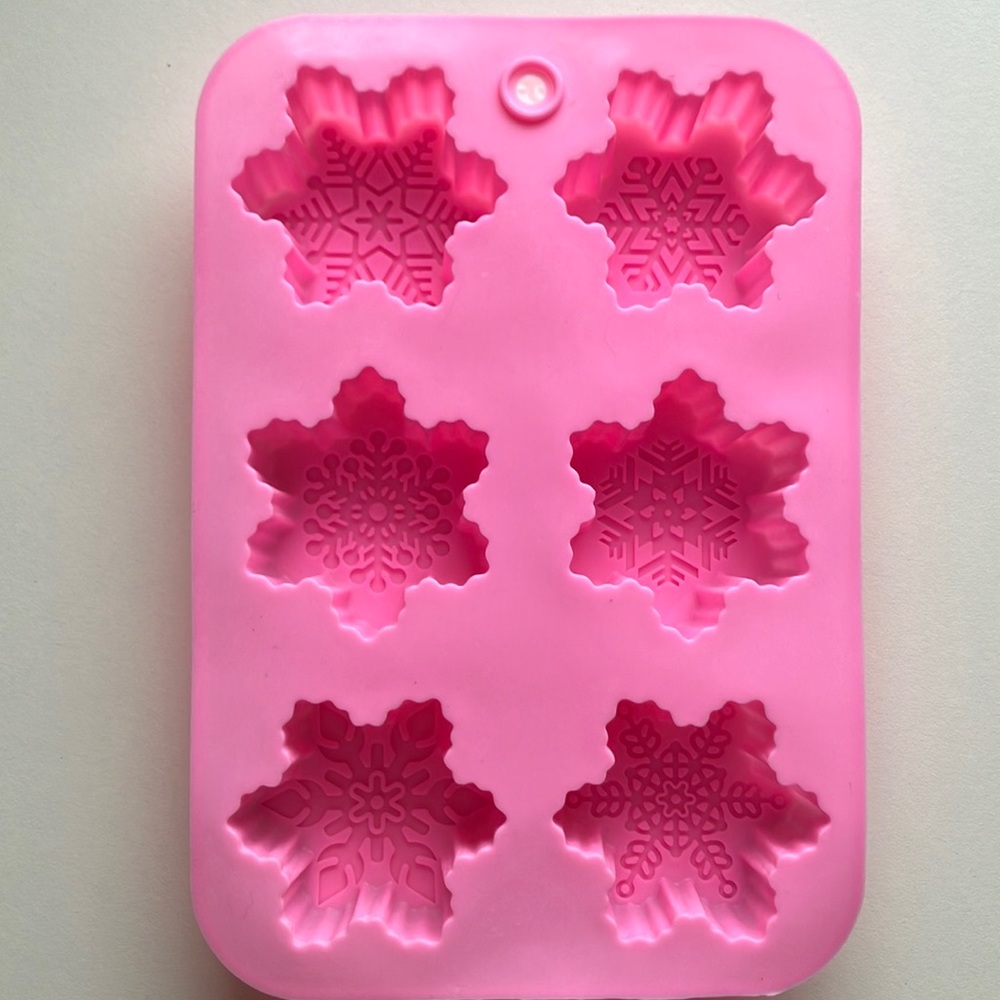 🏷️Pink Snowflake Frozen Silicone Mold